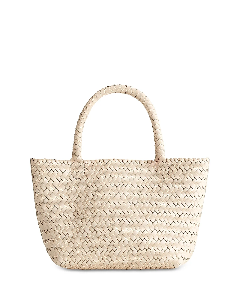 Madewell Handwoven Mini Leather Tote