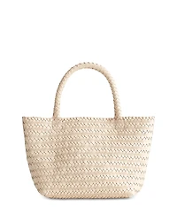 Madewell Handwoven Mini Leather Tote