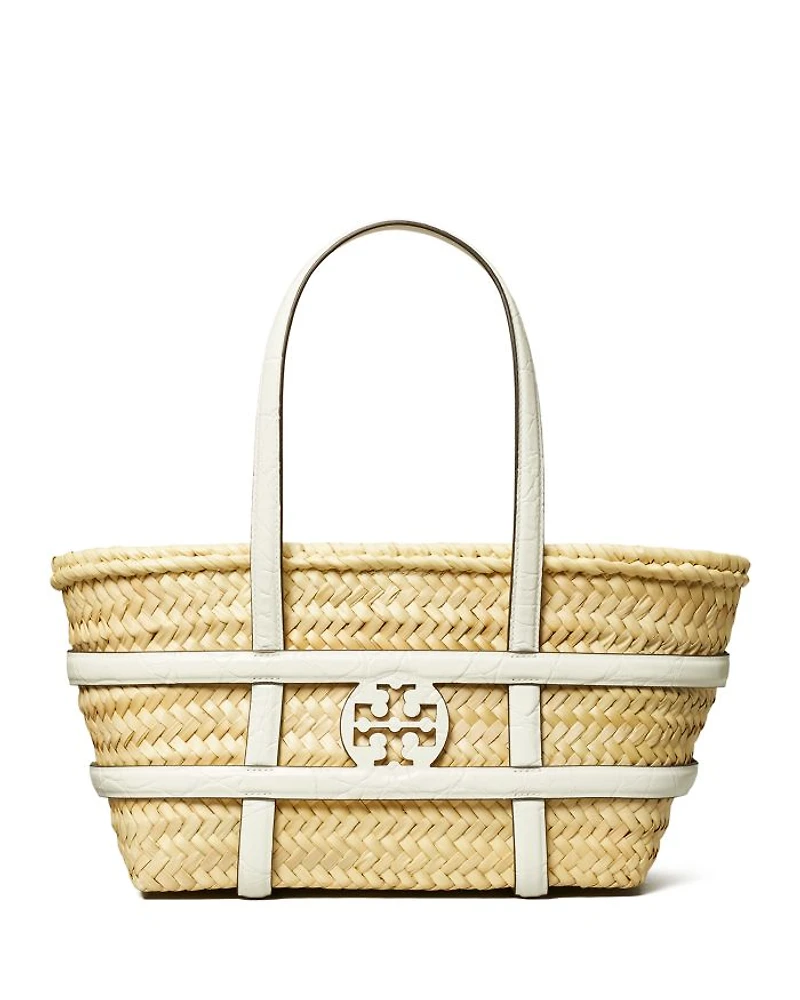 Ella Small Straw Basket Tote