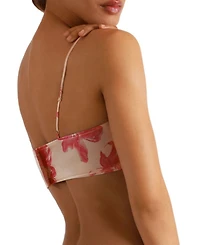 Papillon ET Orchidee Silk Lounge Bandeau Top