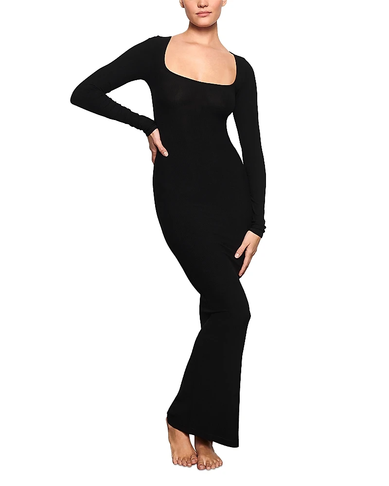 Skims Soft Lounge Long Sleeve Dress