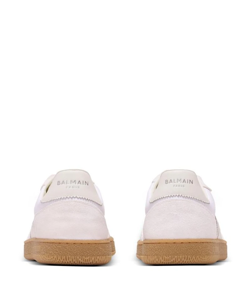 Women's Leather and Canvas Swan Trainers