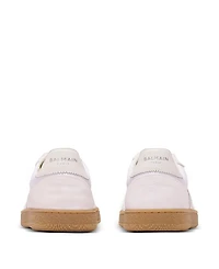 Women's Leather and Canvas Swan Trainers
