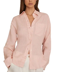 Leora Fitted Linen Shirt