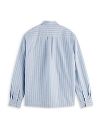 Regular Fit Graphic Patchwork Shirt