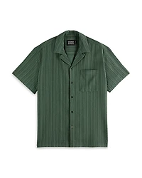 Scotch & Soda Tonal Striped Short Sleeve Shirt