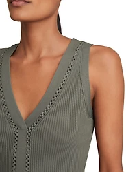 Lanette Craft Stitch Vest Top
