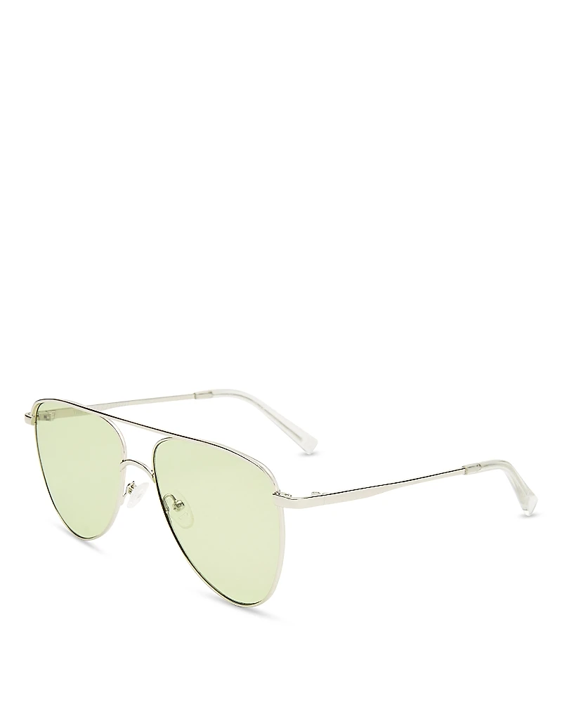 Le Specs The Duke Aviator Sunglasses, 57mm