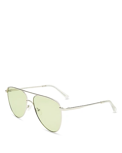 Le Specs The Duke Aviator Sunglasses, 57mm