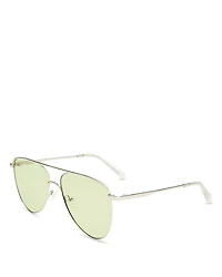 Le Specs The Duke Aviator Sunglasses, 57mm
