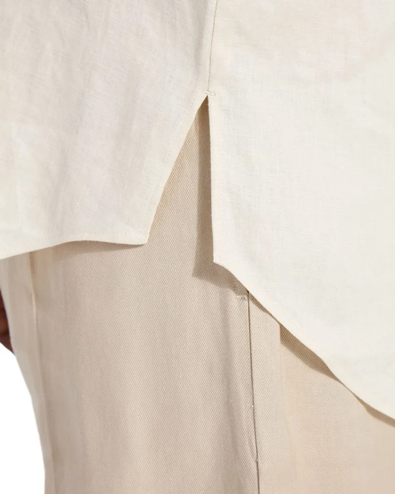 Roxanna Linen Embroidered Shirt