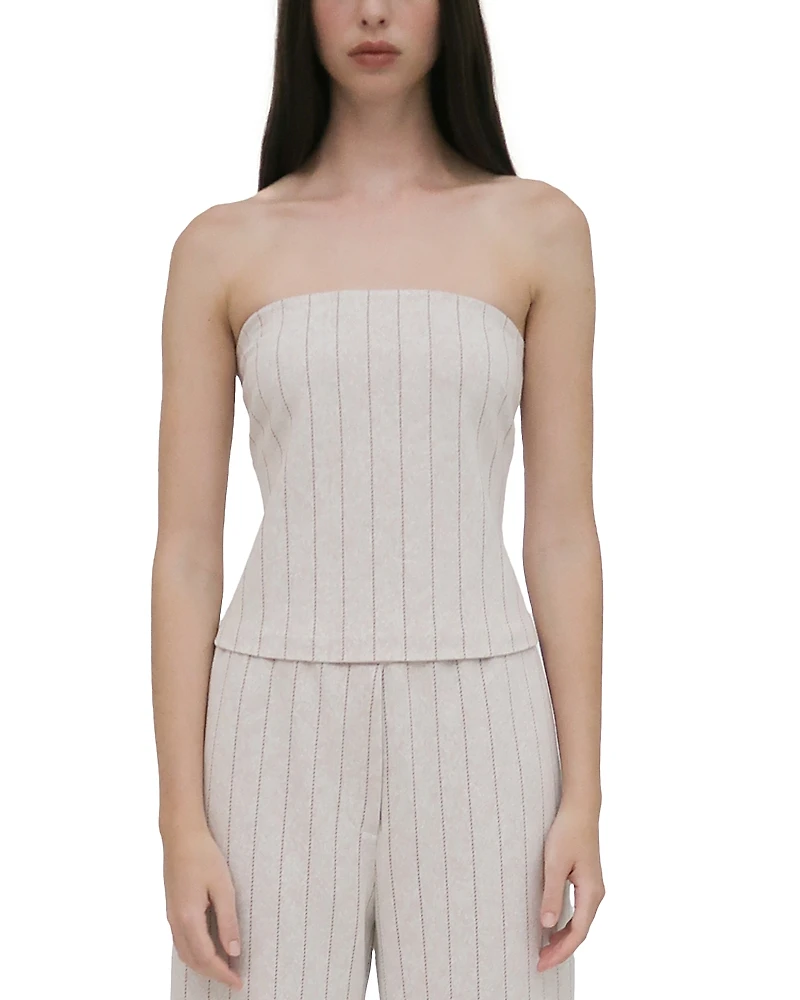 Rosetta Getty Strapless Bandeau Top