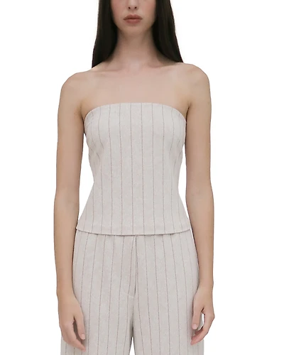 Rosetta Getty Strapless Bandeau Top