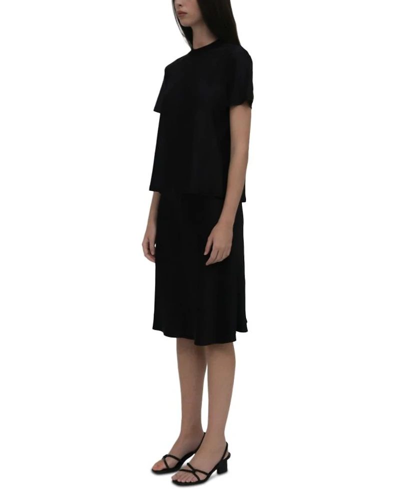 Bias Silk Skirt