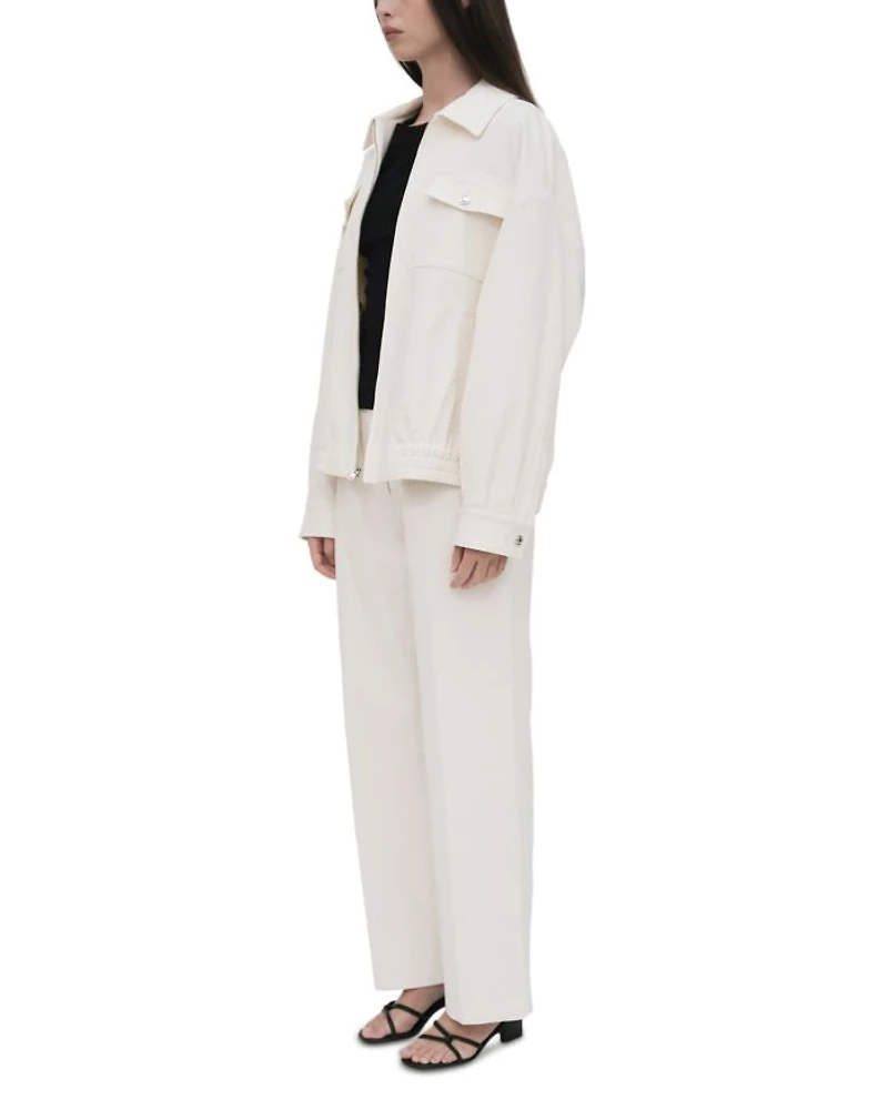 Zip Front Shirt Jacket