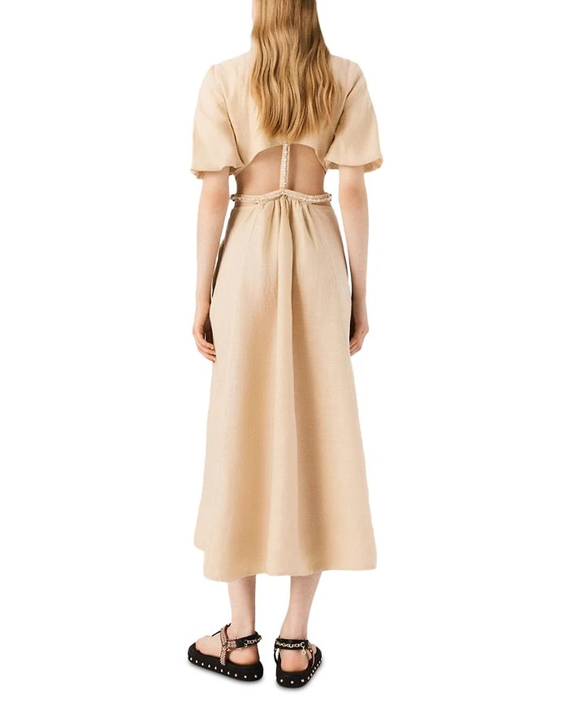 Linen Maxi Dress