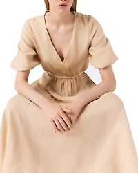 Linen Maxi Dress