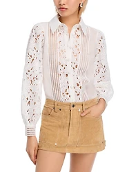 Lace Inset Blouse - Exclusive