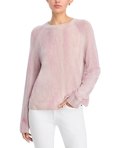 Lafayette 148 New York Printed Raglan Cashmere Sweater