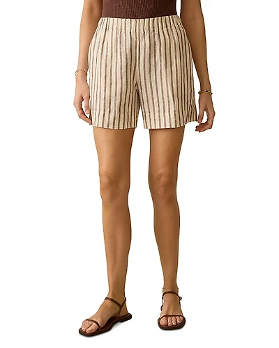 Faherty Bayview Linen Shorts