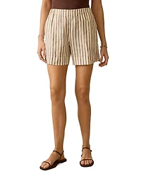 Faherty Bayview Linen Shorts