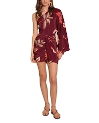 Johanna Ortiz Hidden Oasis Silk Mini Dress