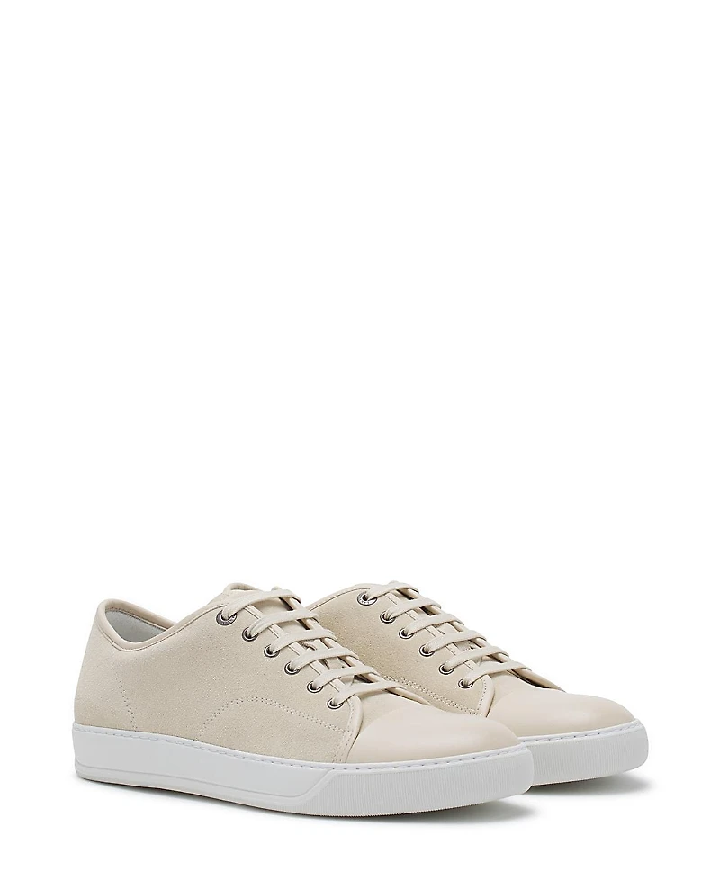 Lanvin Men's DBB1 Leather and Suede Sneakers