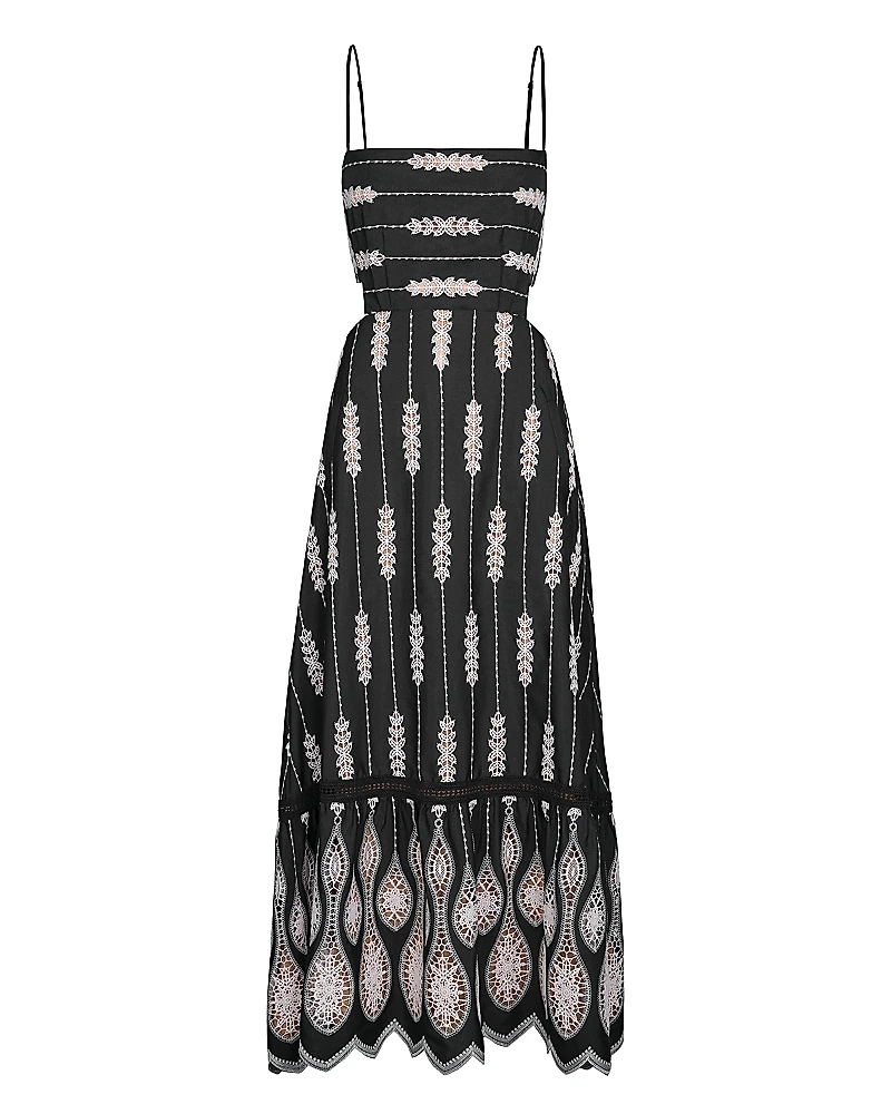 Johanna Ortiz Nostalgica Midi Dress