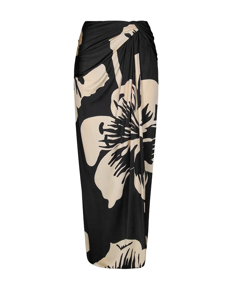 Luminosity Draped Maxi Skirt
