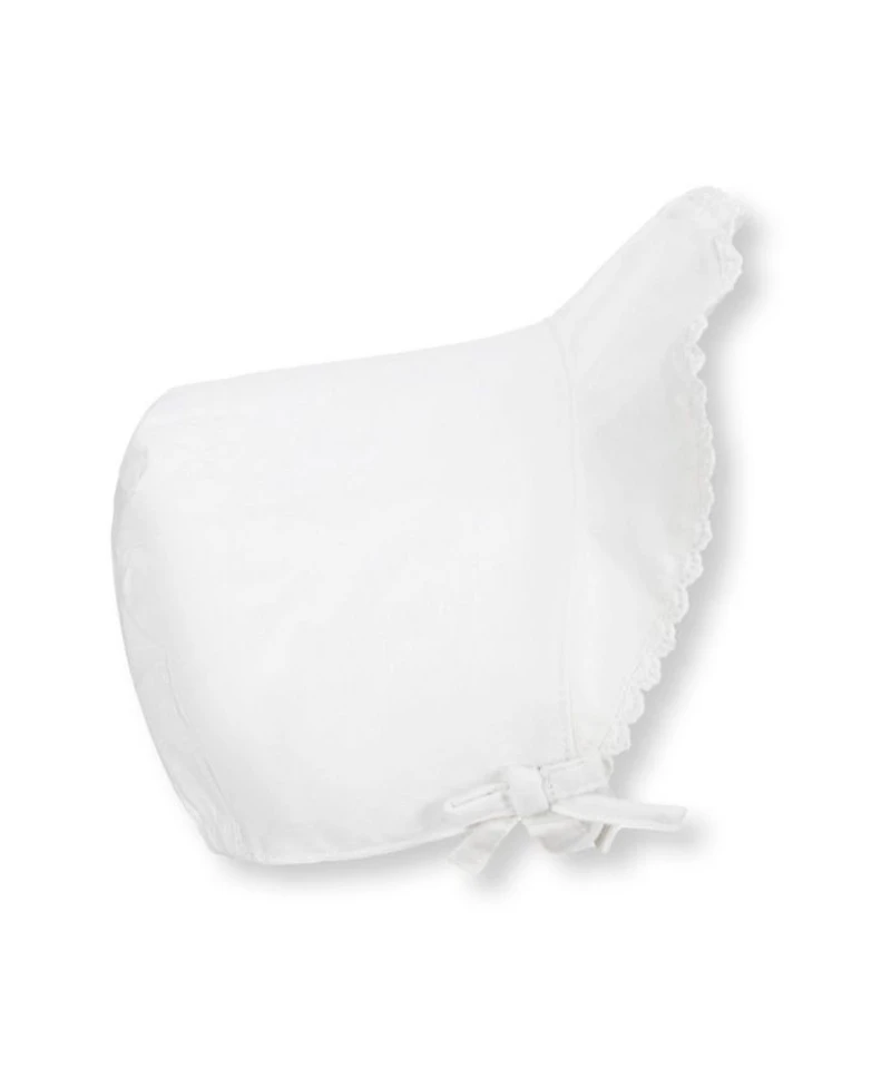 Unisex Brimmed Linen Bonnet - Baby