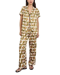 Rails Theis Printed Notch Collar Shirt