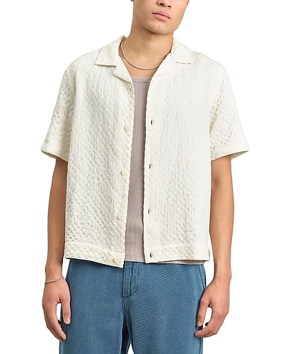 Wax London Lido Dobby Camp Shirt