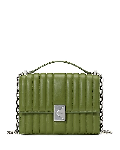 kate spade new york Deco Quilted Leather Small Chain Shoulder Bag