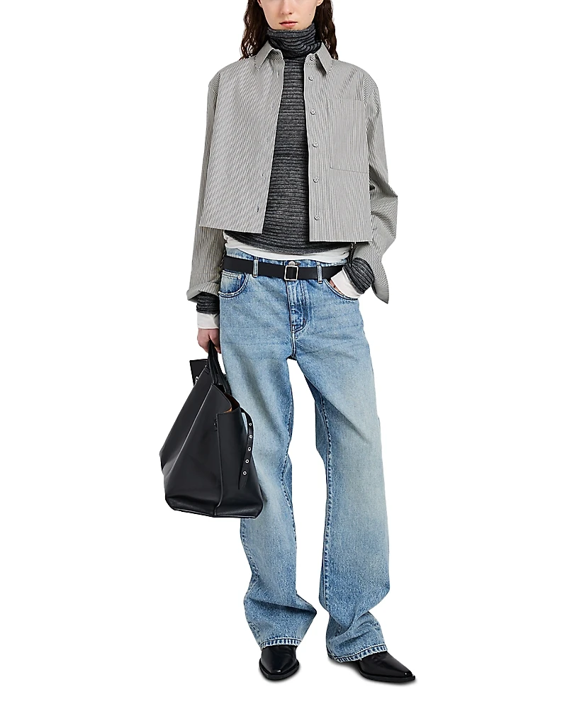 Proenza Schouler White Label Olive Shirt