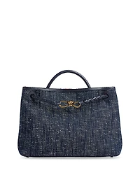Bottega Veneta Andiamo Denim Bag