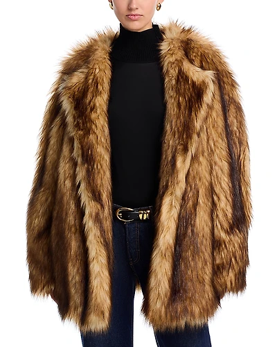 A. l.c. Bria Faux Fur Coat