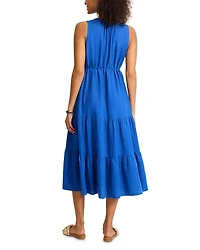 Coastal Tide Sleeveless Sundress