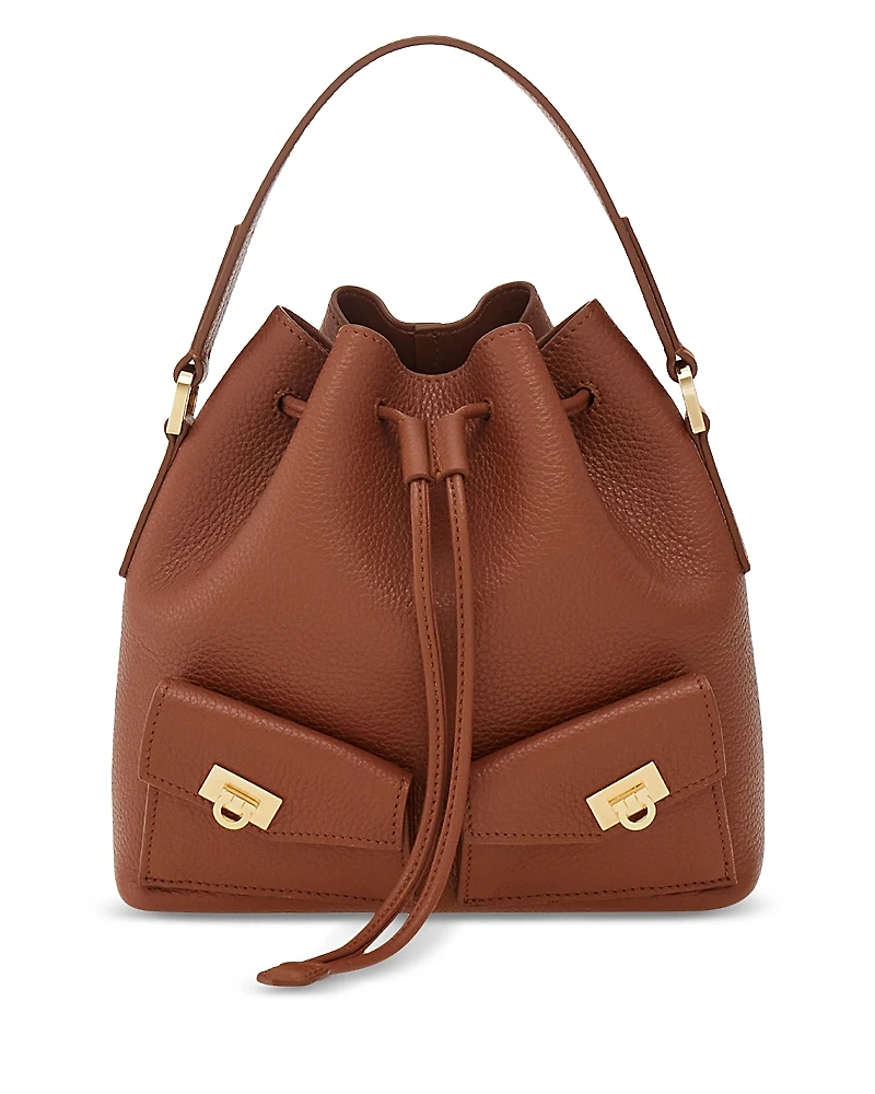 Ferragamo Drawstring Bucket Bag
