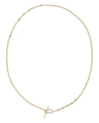 Pavé Toggle Necklace, 15.25"