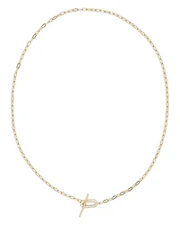 Shashi Pave Toggle Necklace, 15.25