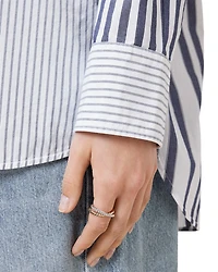 Rope Chain Double Band Ring