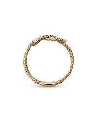 14K Yellow Gold Love Knot Ring
