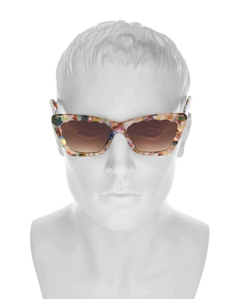 Brigitte Cat Eye Sunglasses, 56mm