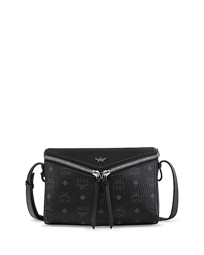 Mcm Diamond Visetos Small Shoulder Bag