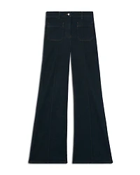 Sakura High Rise Flare Jeans Dark Blue