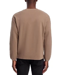 Cotton Waffle Textured Long Sleeve Tee