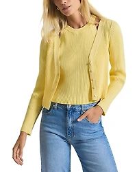 Derek Lam 10 Crosby Lonnie Layered Cardigan