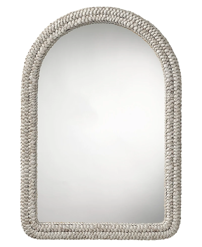Jamie Young Grain Woven Corngrass Arch Wall Mirror