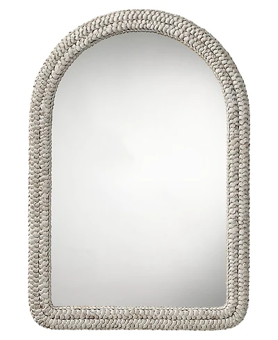 Jamie Young Grain Woven Corngrass Arch Wall Mirror