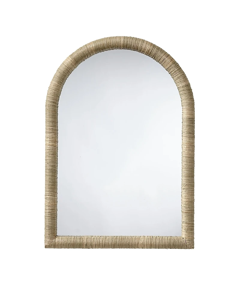 Jamie Young Hill Seagrass Arch Wall Mirror